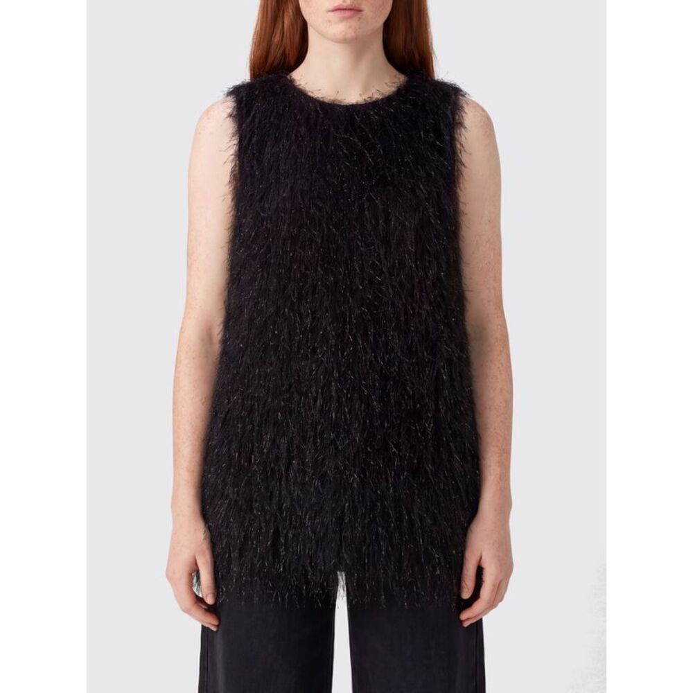 Liu Jo Women Slim Fit Liu Jo Off-The-Shoulder Evening Top With Feathers